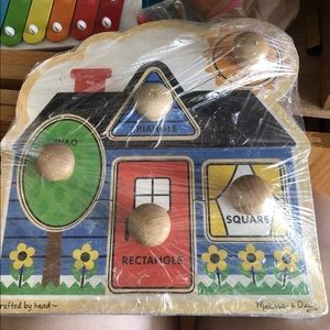 Melissa & Doug First Shapes Jumbo Knob Wood Puzzle